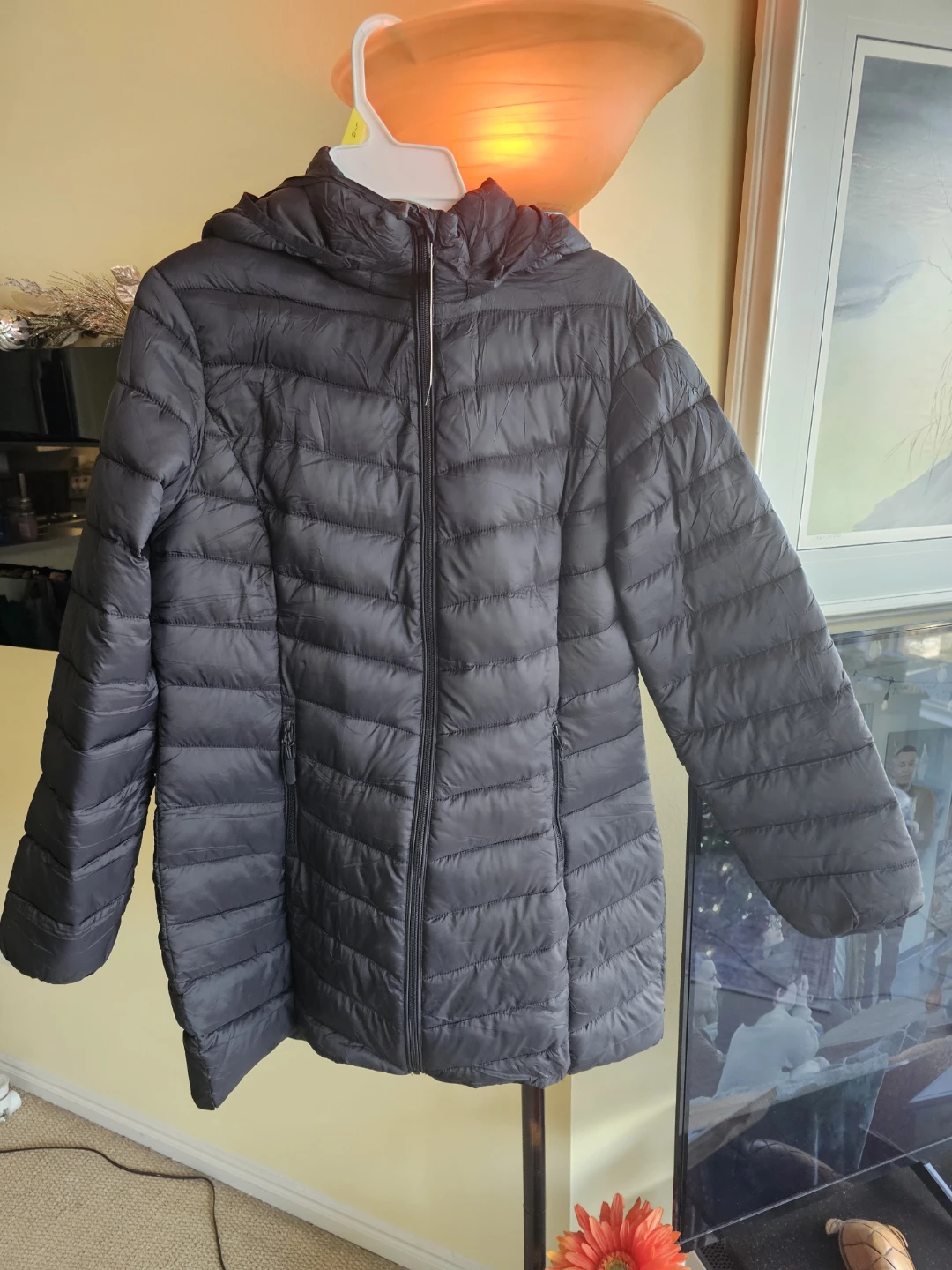 ZMC Lightweight Black Puffer Coat