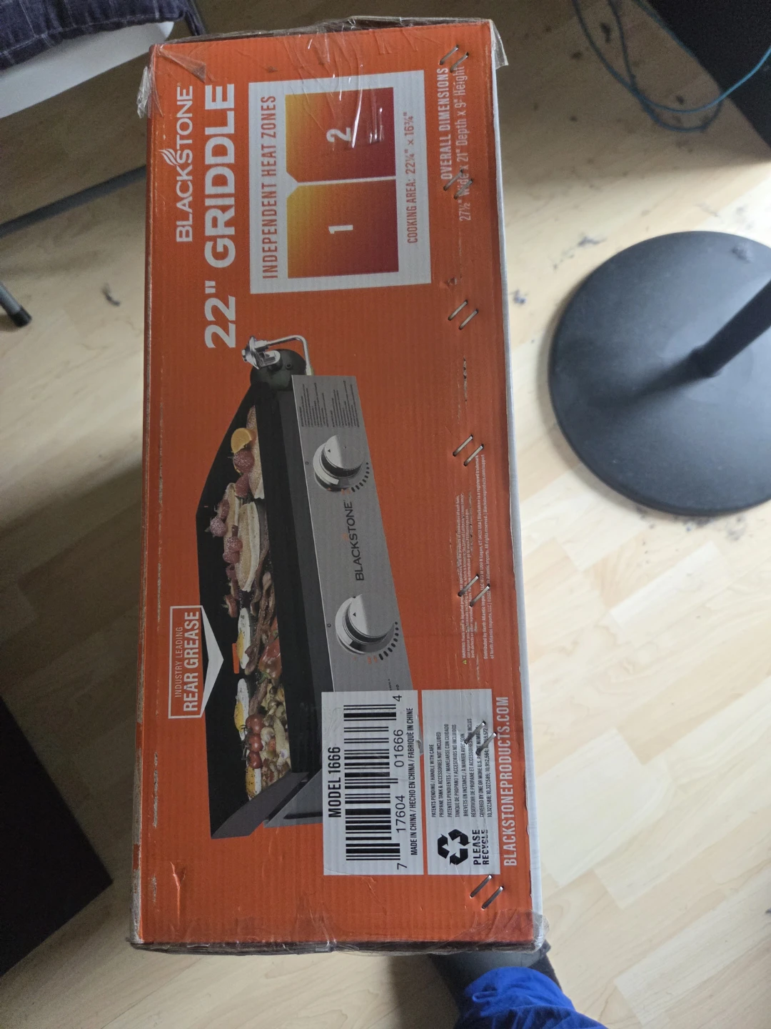 BLACKSTONE 22" GRIDDLE (PROPANE GAS) with Cleaning kit included - photo 5