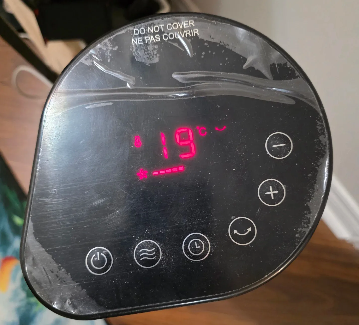 NOMA Tower Ceramic Heater w/Thermostat image indicator(2)