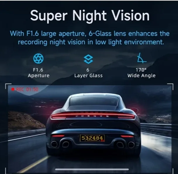 Dash Camera V200 2.5K image indicator(5)