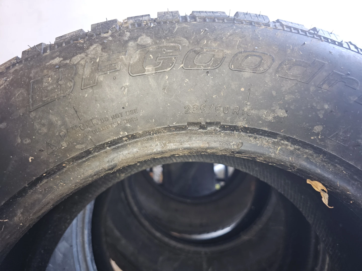225/60/R16 bf goodrich winter tires full set