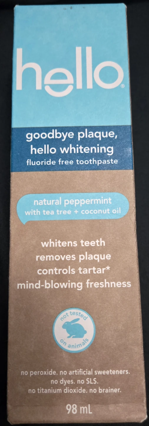 Hello Fluoride Free Toothpaste