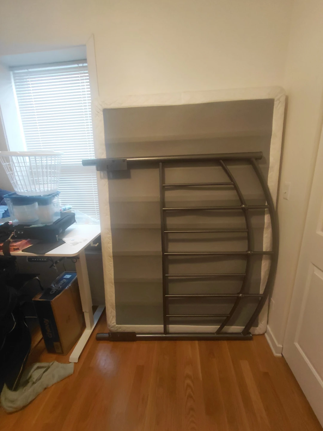 Bed frame, mattress board, foam  full size 12inch mattress