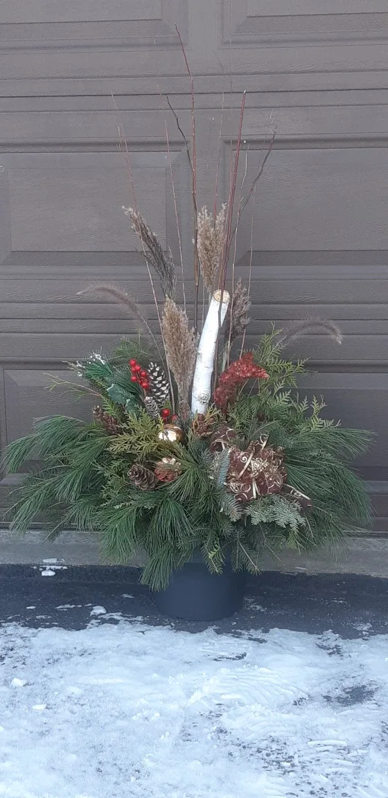 Winter Outdoor Planter