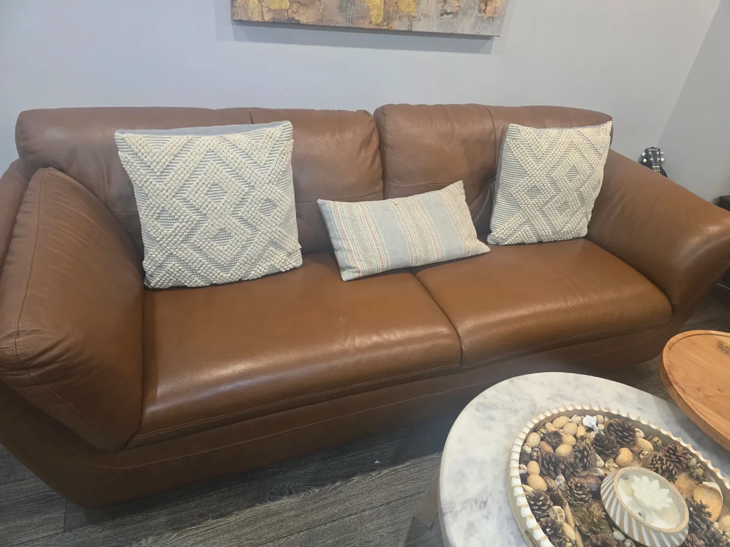 Brown Leather Sofa from Bricks image indicator(2)