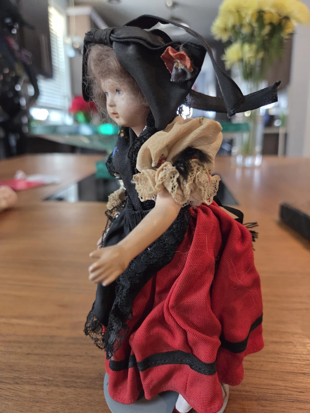 Antique doll,composition - photo 2