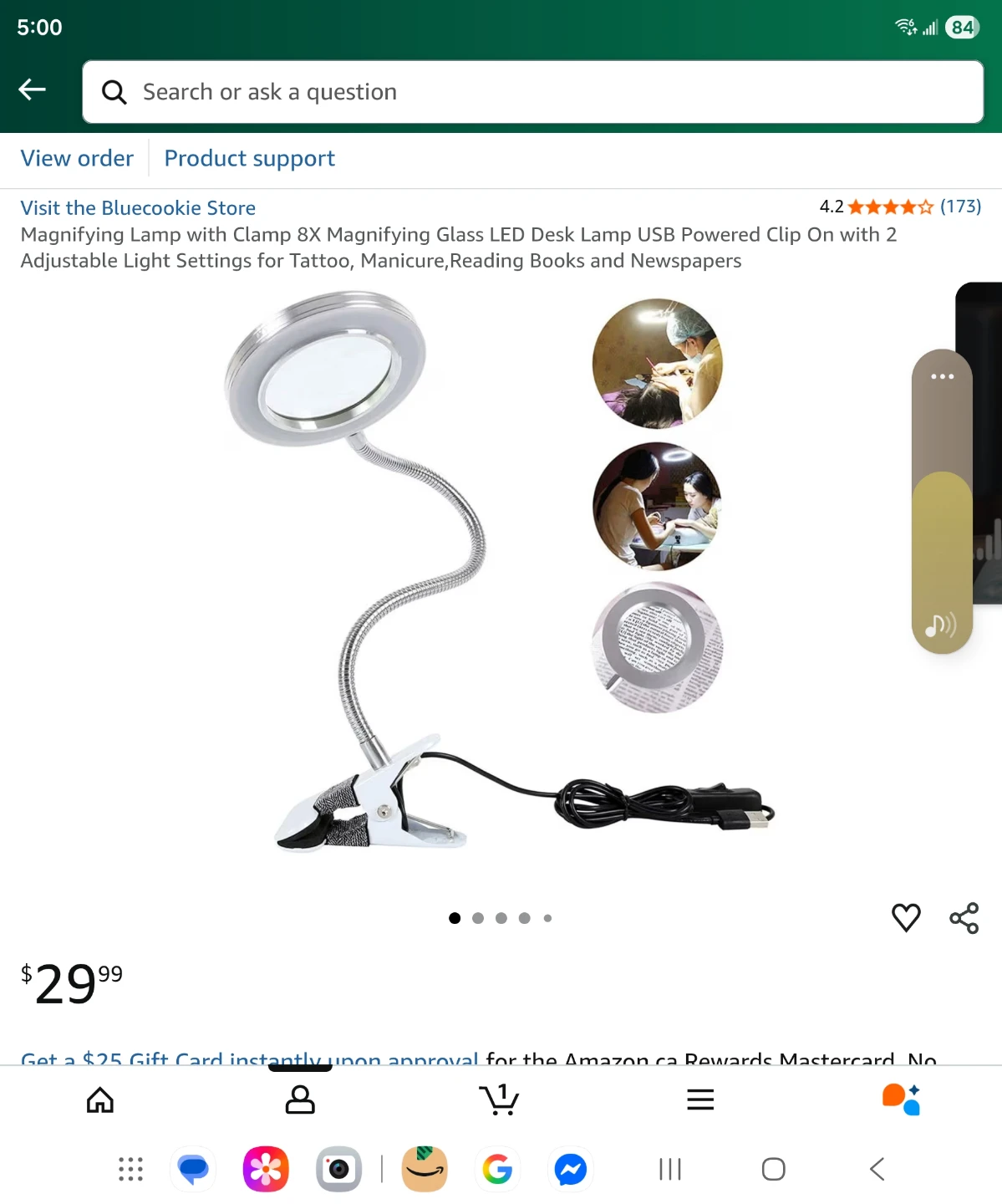 LED Clip-On Magnifying Lamp - photo 5