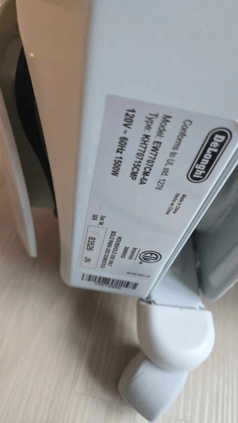 DeLonghi Safe Heat Oil Filled Radiator Heater - photo 5
