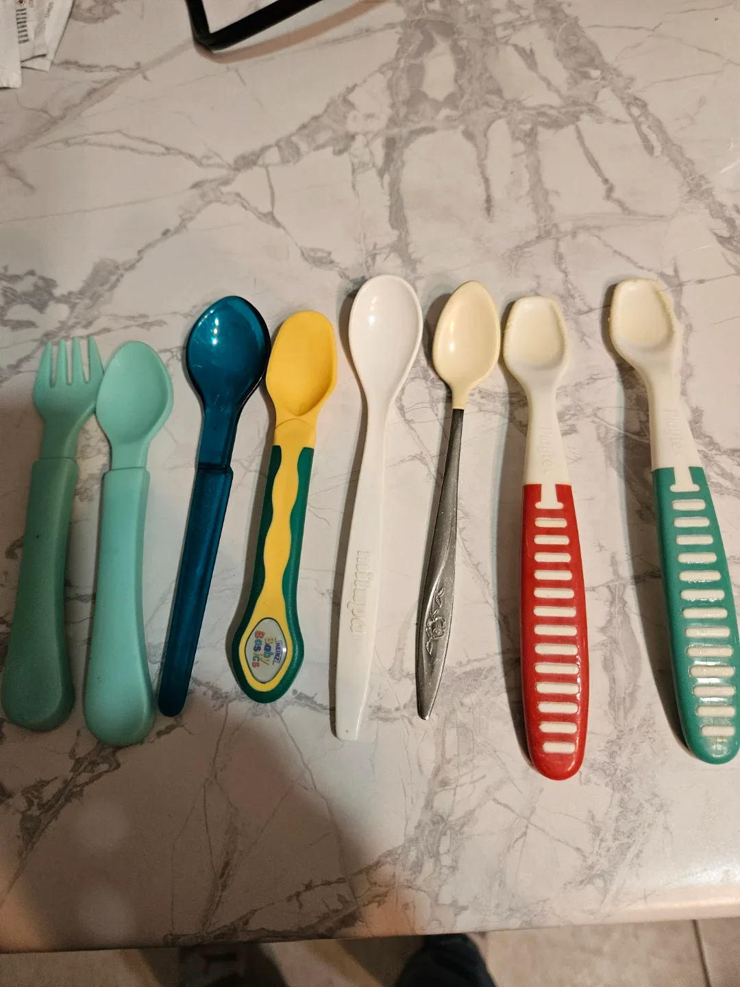 Assorted Baby Spoons & Fork Set
