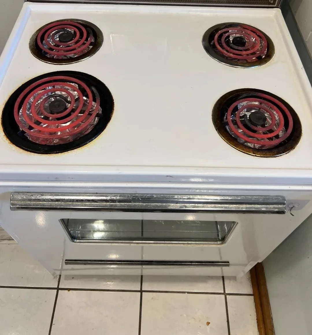 Coil burners for electric stove