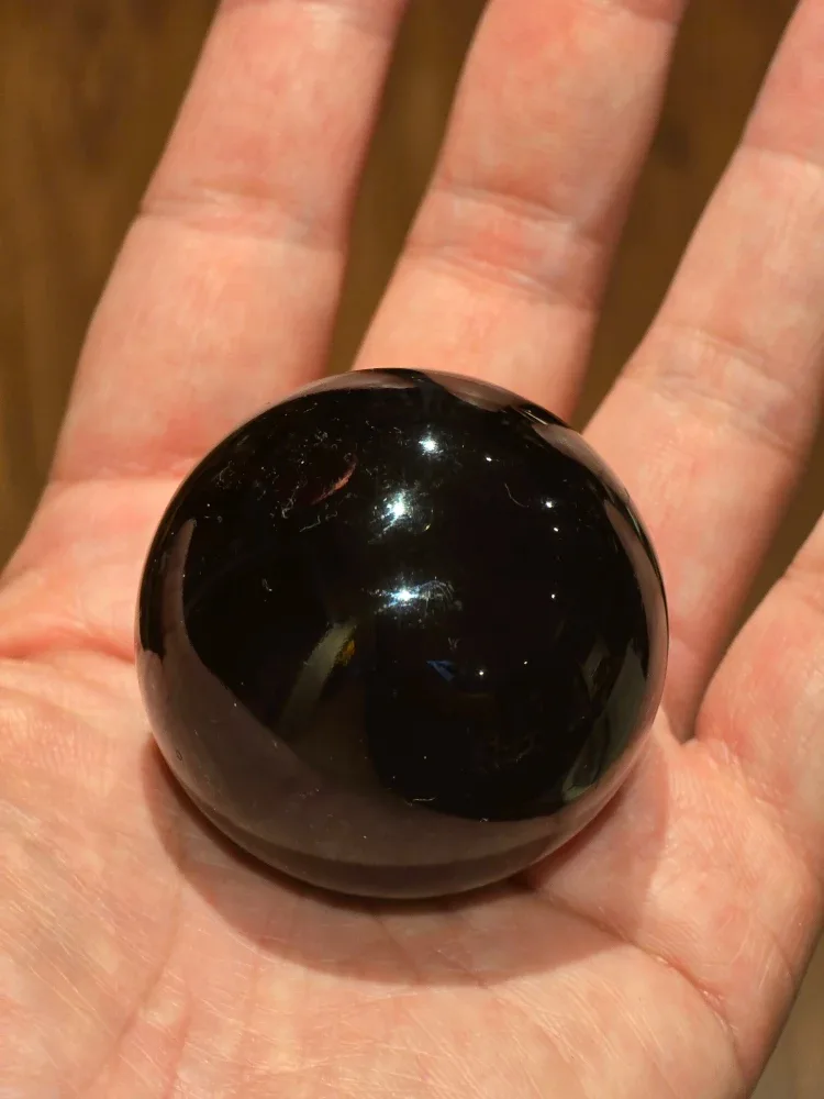 clear purple sphere, unknown material