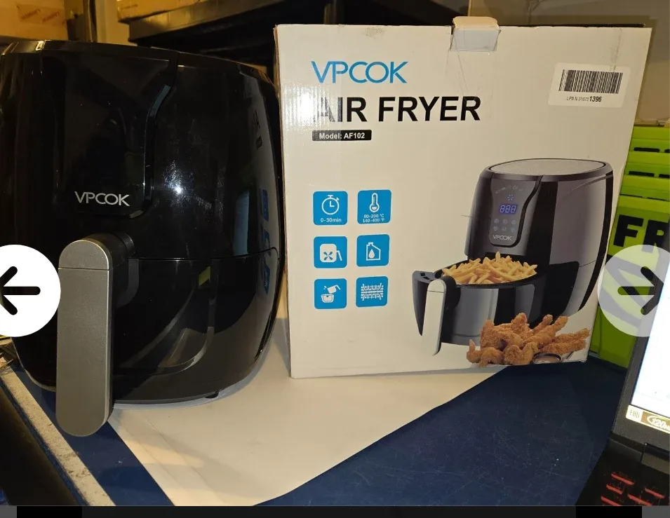 3.5L Air Fryer w/Adjustable Temps image indicator(6)