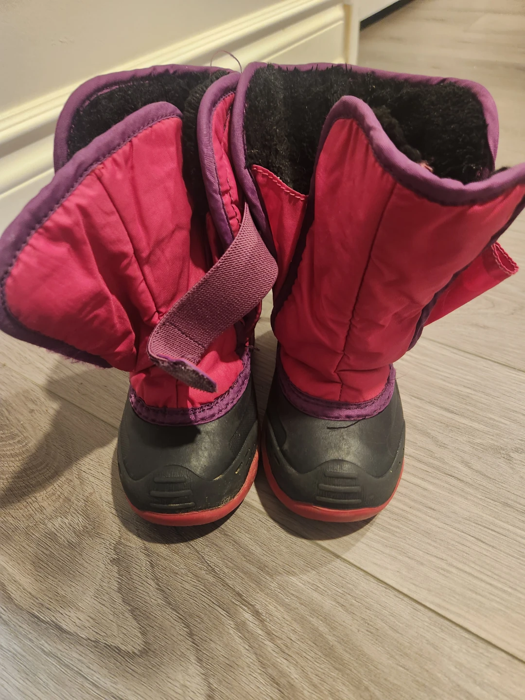 Kamik Pink & Purple Snow Boots - Size 10