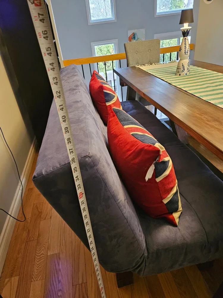 Large Wooden Dining Table with Benches image indicator(9)