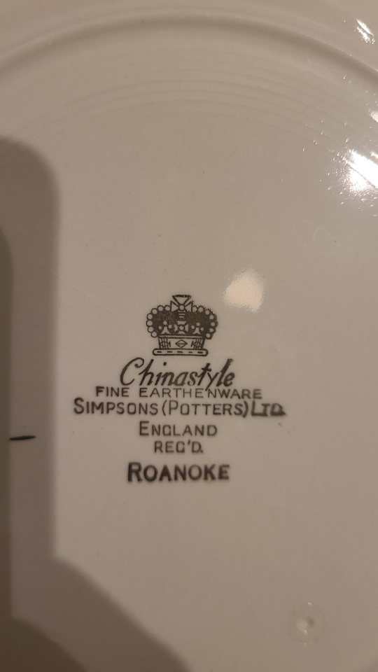 Set of 4 Chinastyle Roanoke Fine Earthenware Plates - photo 3