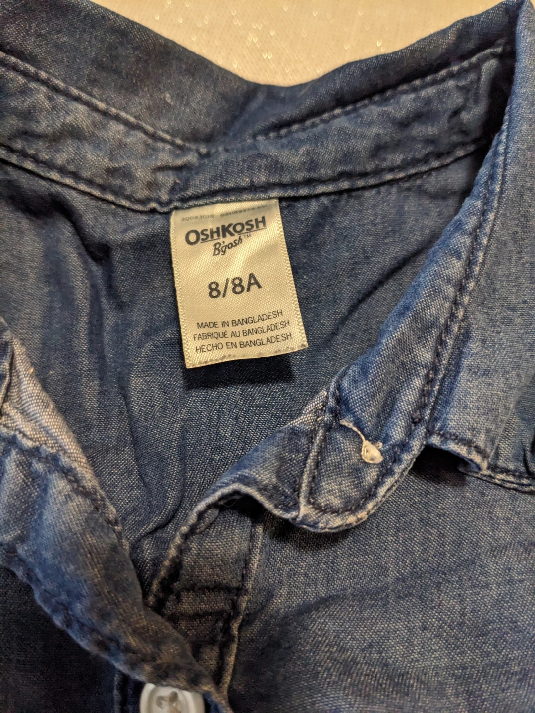 OshKosh B'Gosh Denim & Tulle Dress - Size 8 - photo 3