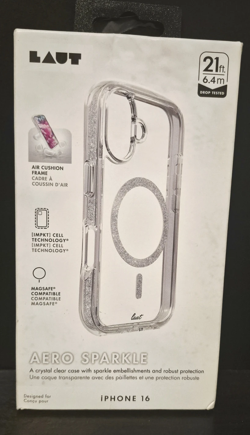 LAUT Aero Sparkle iPhone 16 Case - New - photo 2