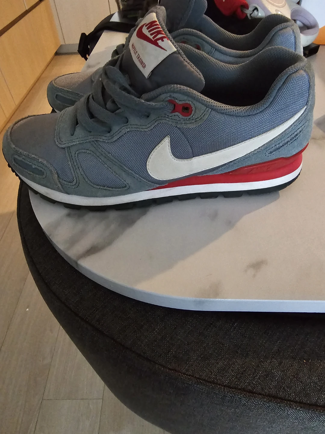 Nike Waffle Trainer Shoes - Grey