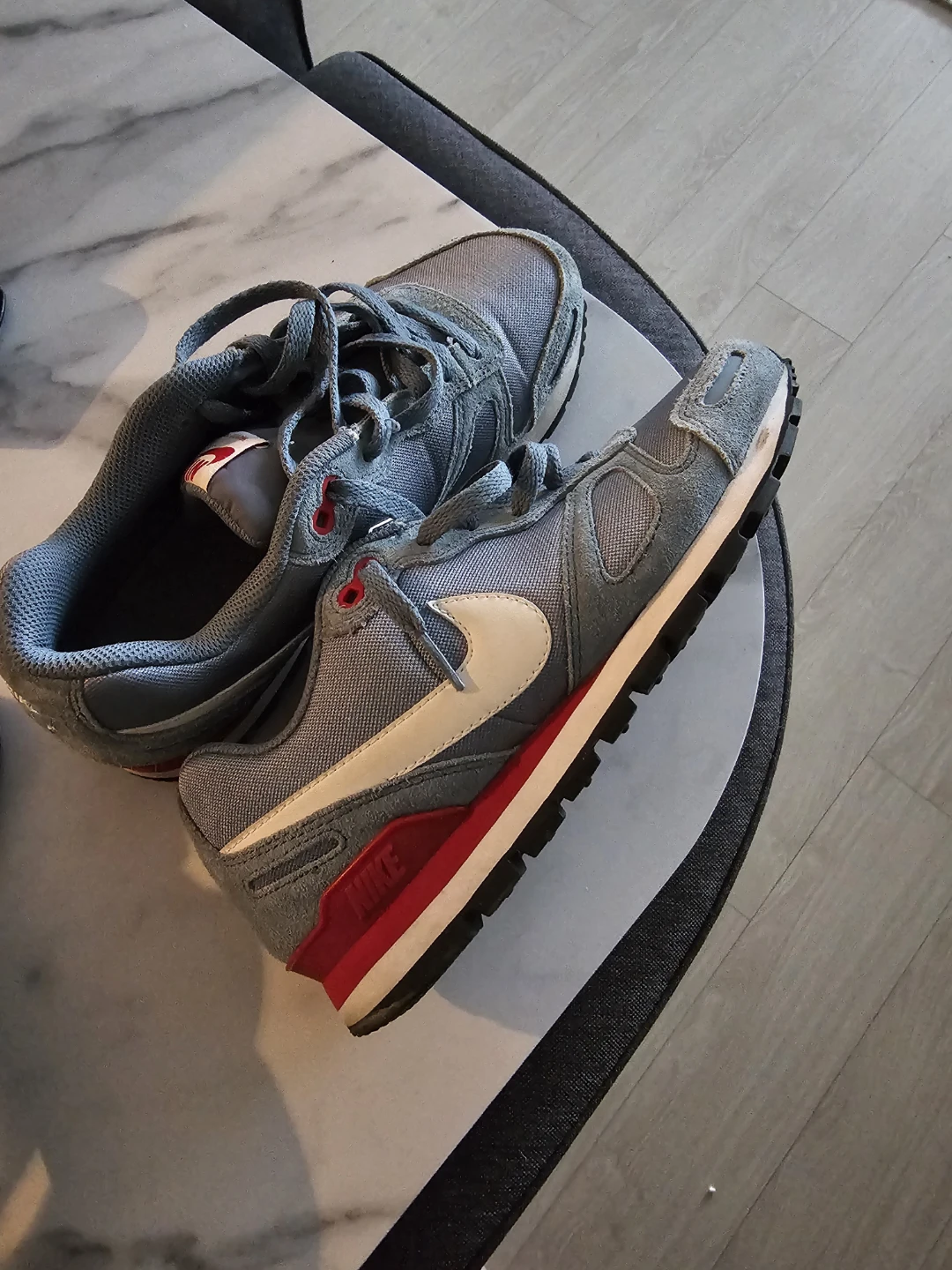 Nike Waffle Trainer Shoes - Grey - photo 3