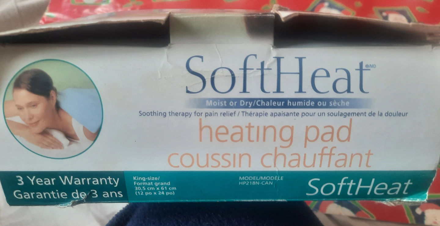 SoftHeat King Size Heating Pad - in Box! - photo 3