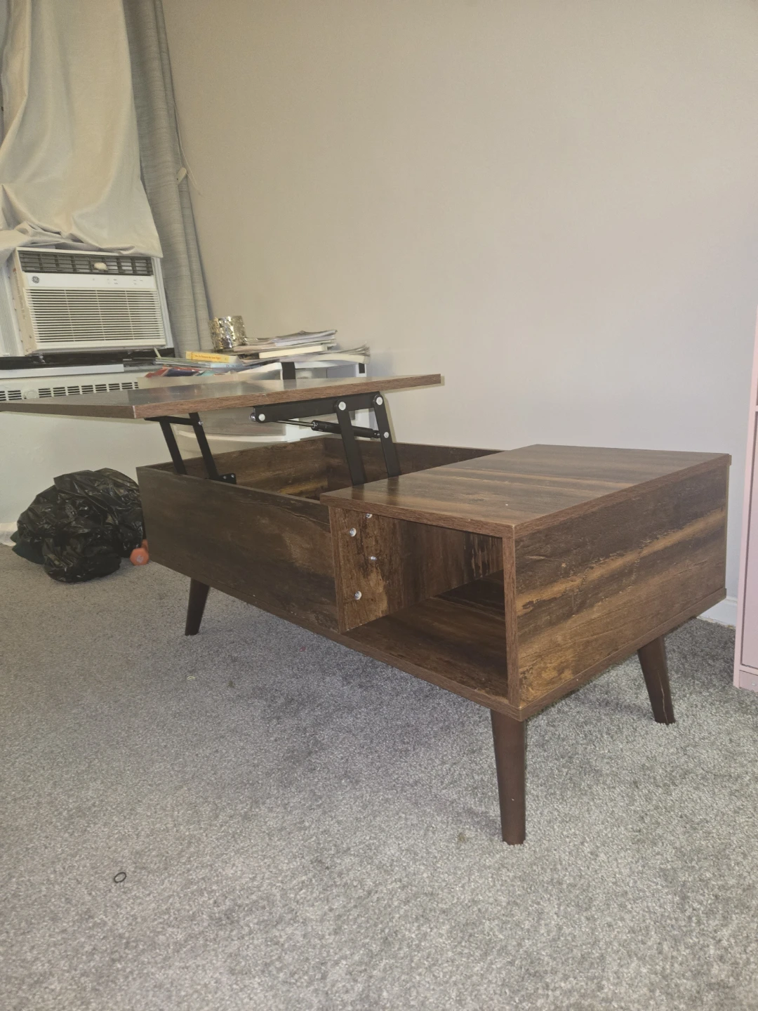 Brown Lift Top Coffee Table - photo 2