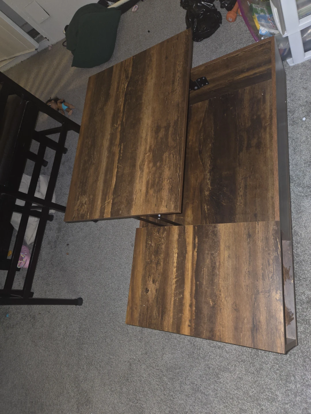 Brown Lift Top Coffee Table - photo 3