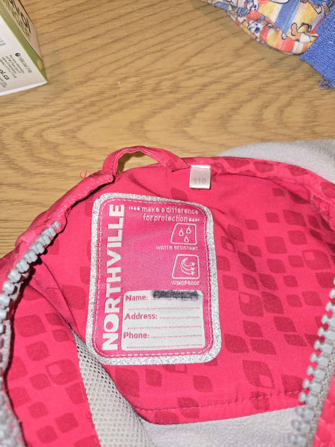 Northville Kids' Pink Windproof Jacket - Size 116 - photo 2