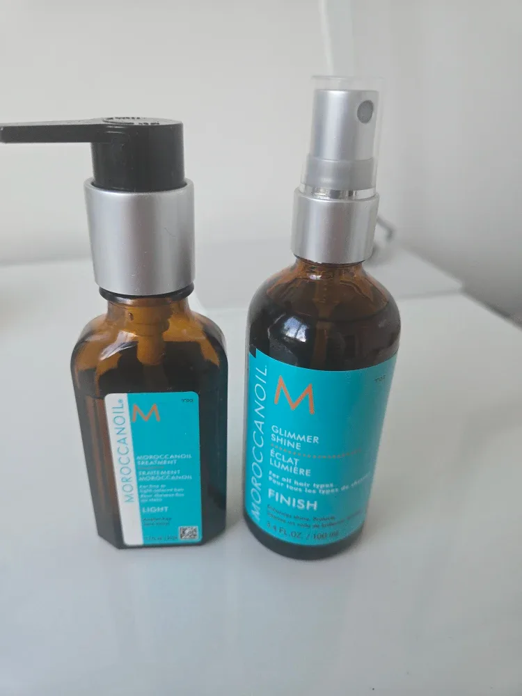 Moroccanoil Glimmer Shine Finish Spray & Moroccanoil Treatment