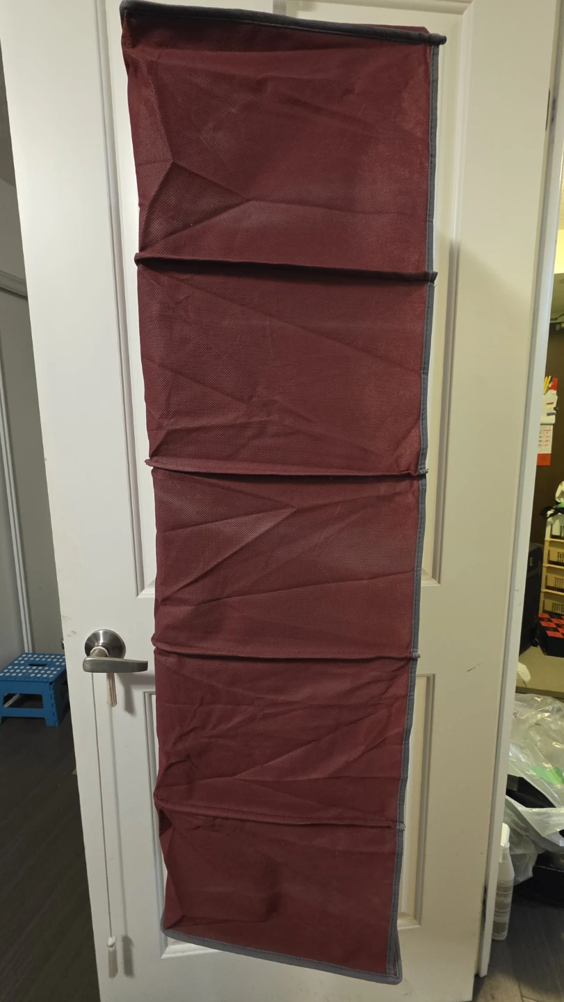Hanging Closet Organizer - Burgundy - photo 2