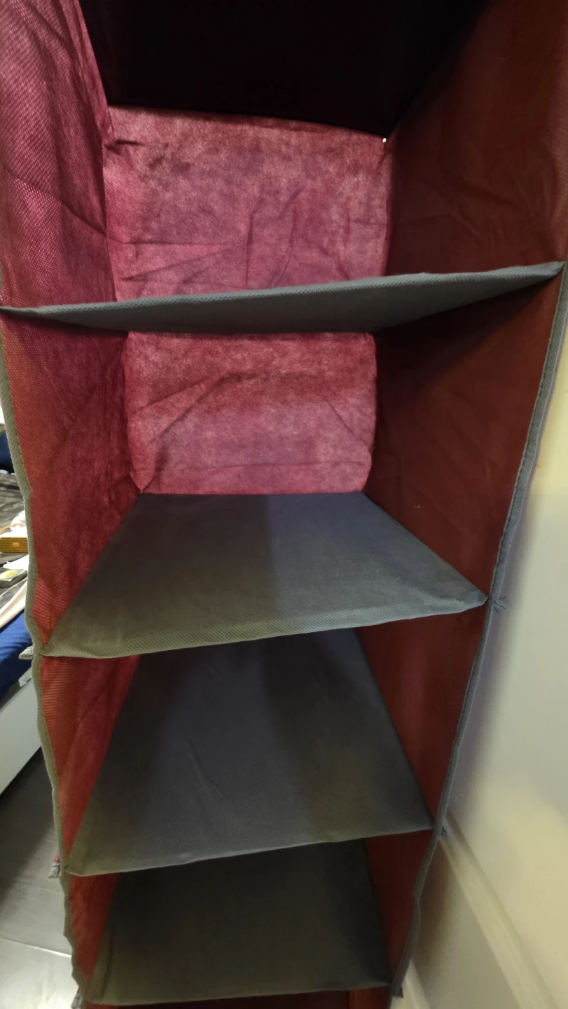 Hanging Closet Organizer - Burgundy - photo 3
