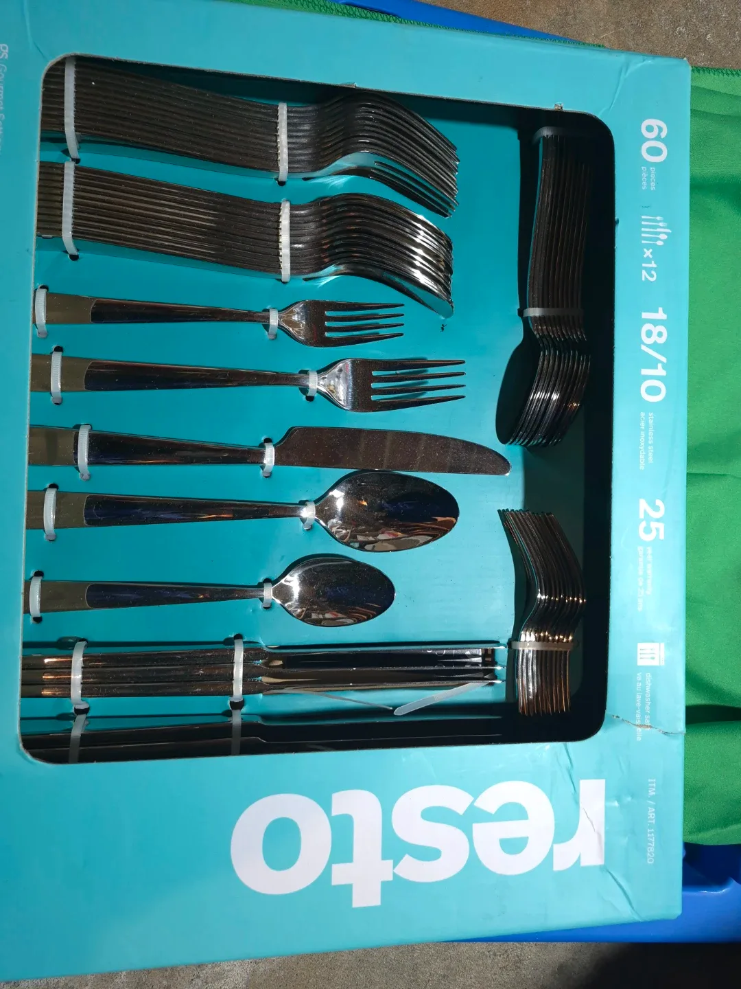 Resto 60-Piece Stainless Steel Cutlery Set - NEW