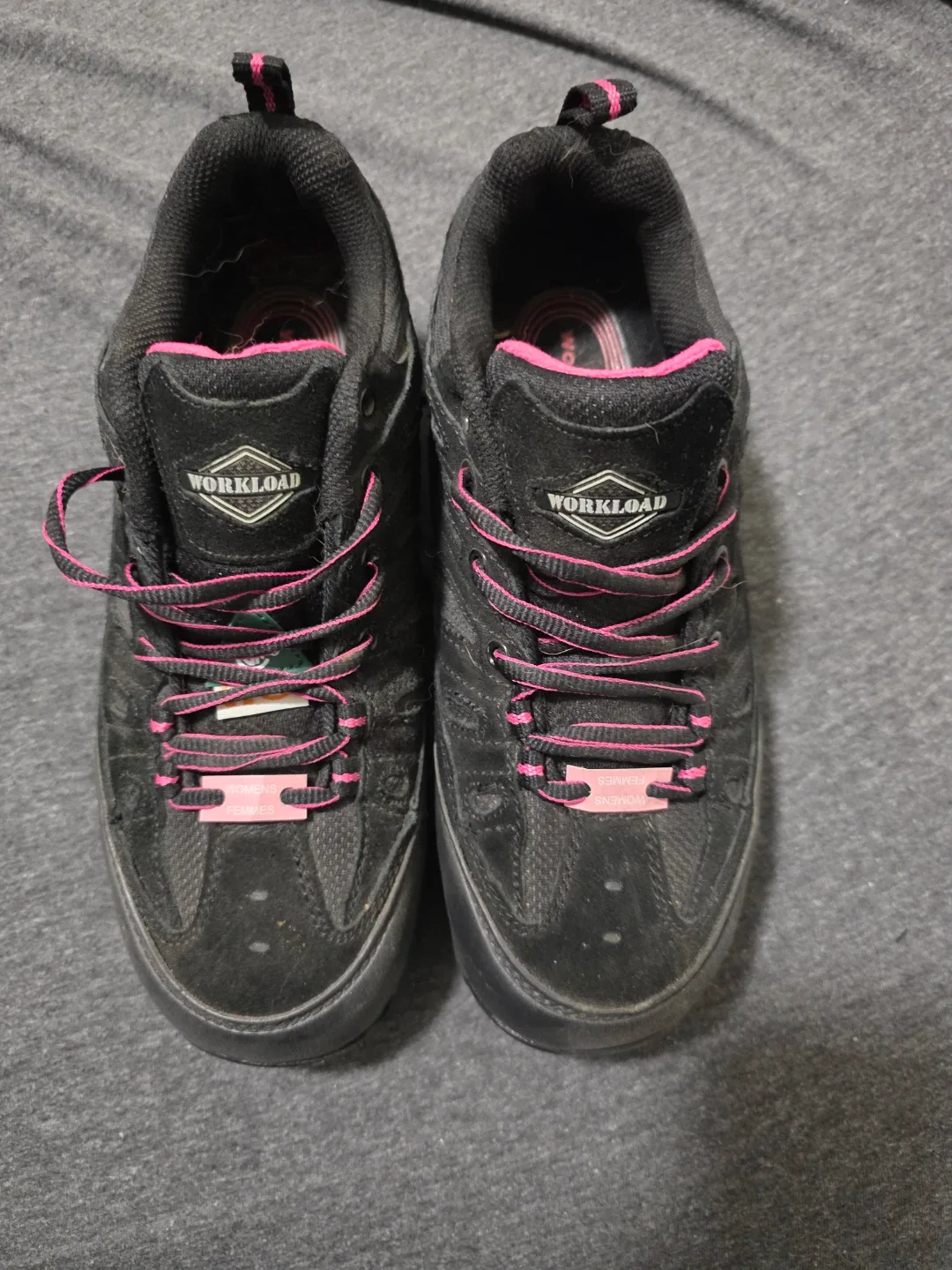 Workload Black & Pink Work Shoes