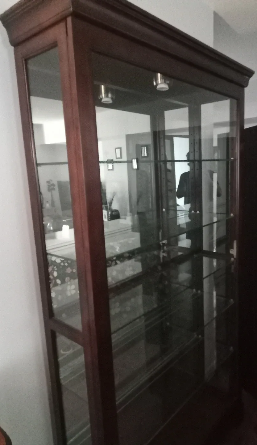 Display Cabinet - Glass & Wood