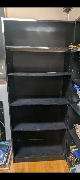 Black Wood Bookshelf