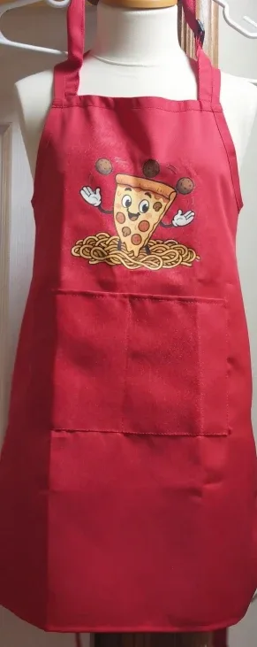 Kids Apron - Elmo, Spongebob, Pizza, Mario
