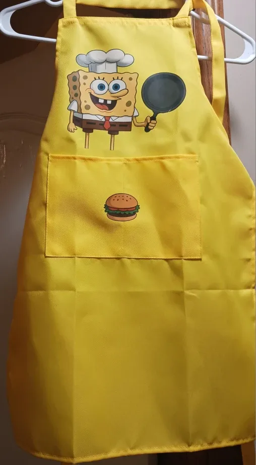 Kids Apron - Elmo, Spongebob, Pizza, Mario image indicator(2)