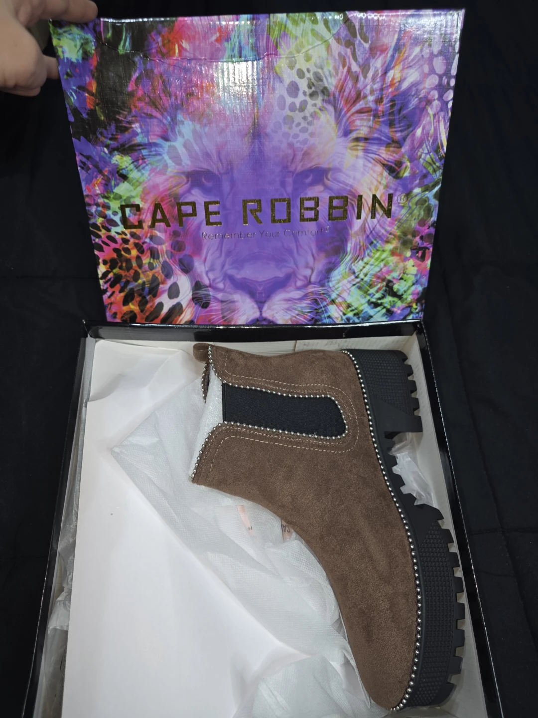 Cape Robbin Brown Ankle Boots Size 8 - photo 3
