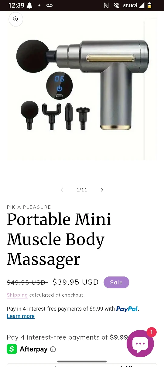 NEW Mini Portable Massage Gun - photo 4
