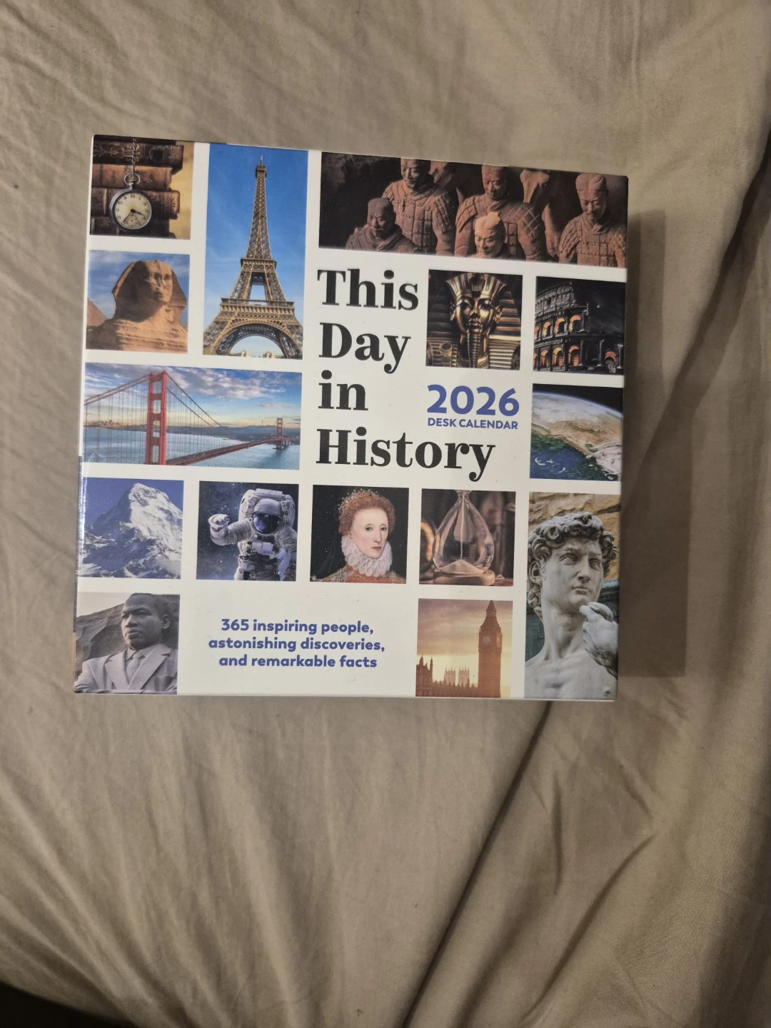 This Day in History 2026 Desk Calendar