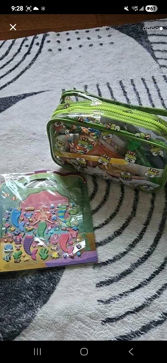 Mermaid Sticker Book & Keropi Pencil Case - photo 4