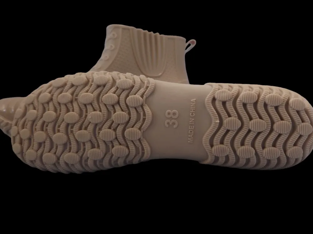 Beige Rain Boots, Size 38 image indicator(2)