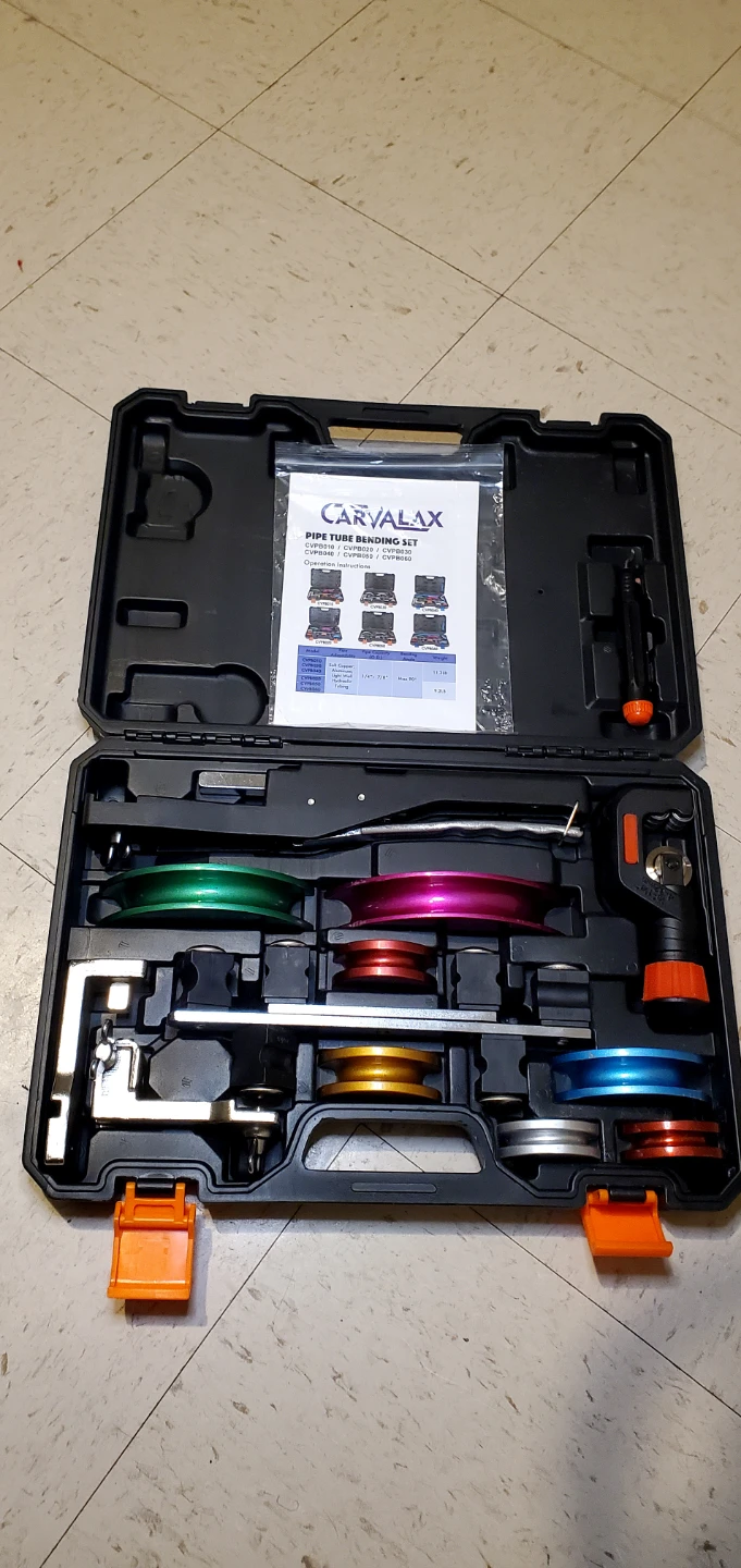 Brand New - Carvalax Pipe Tube Bender Set (6–22mm)