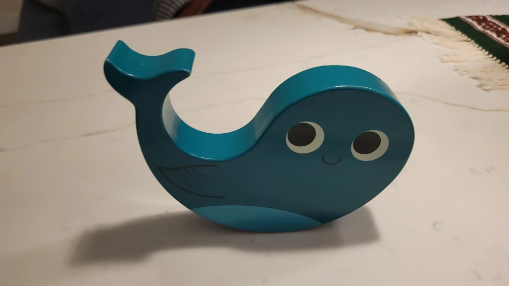 VILAC Wooden Whale Toy-  #Cleanout