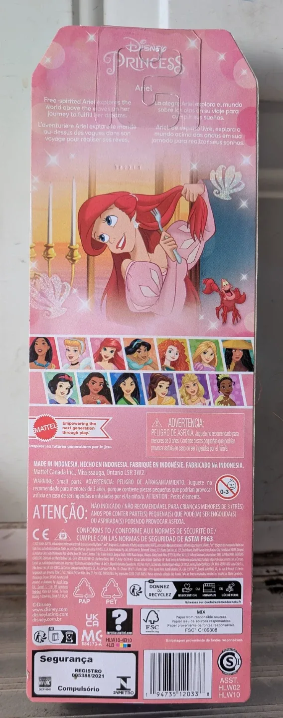 Disney Princess Ariel Doll, New in Box image indicator(2)