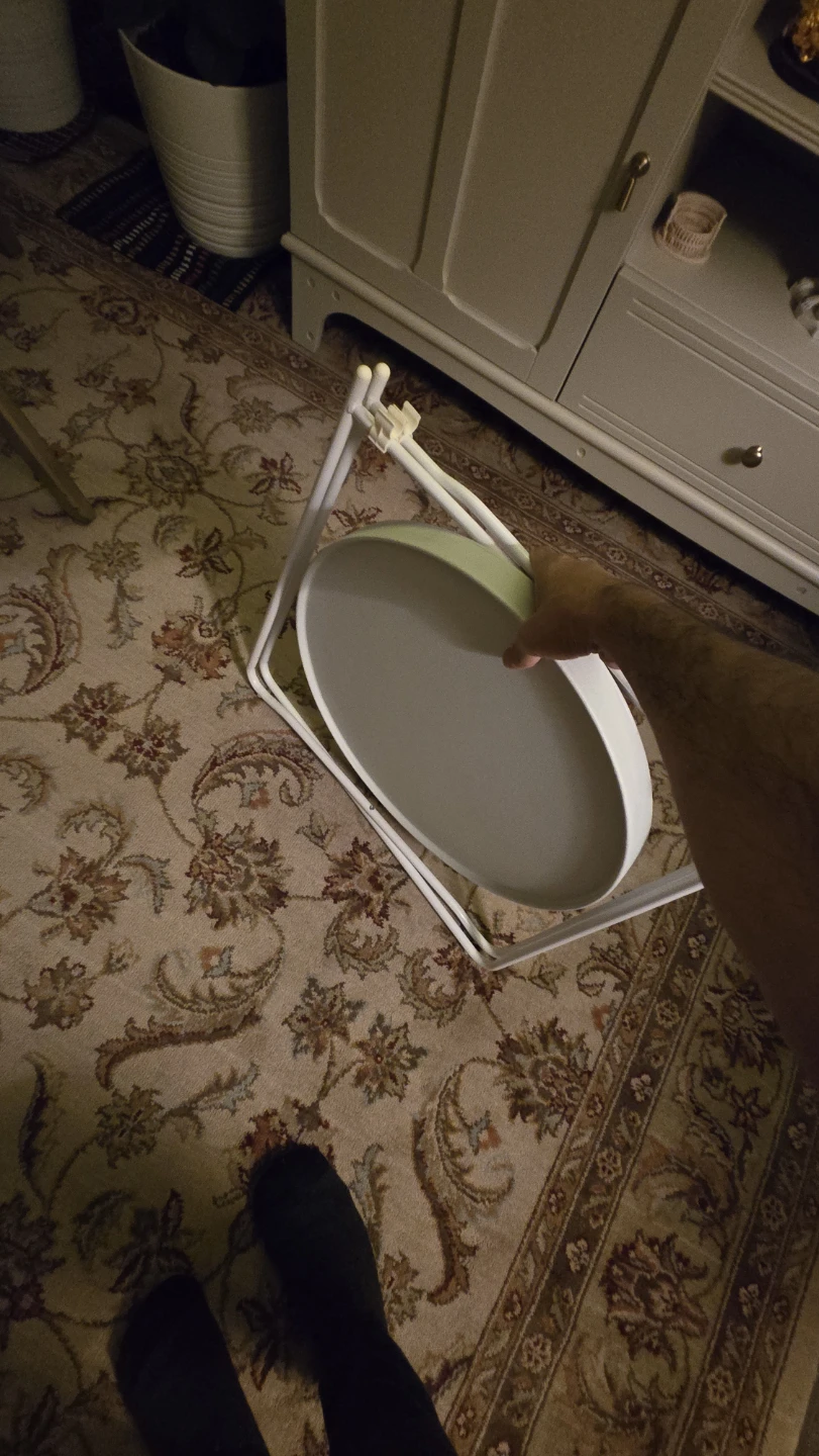 IKEA White Side Table - photo 4