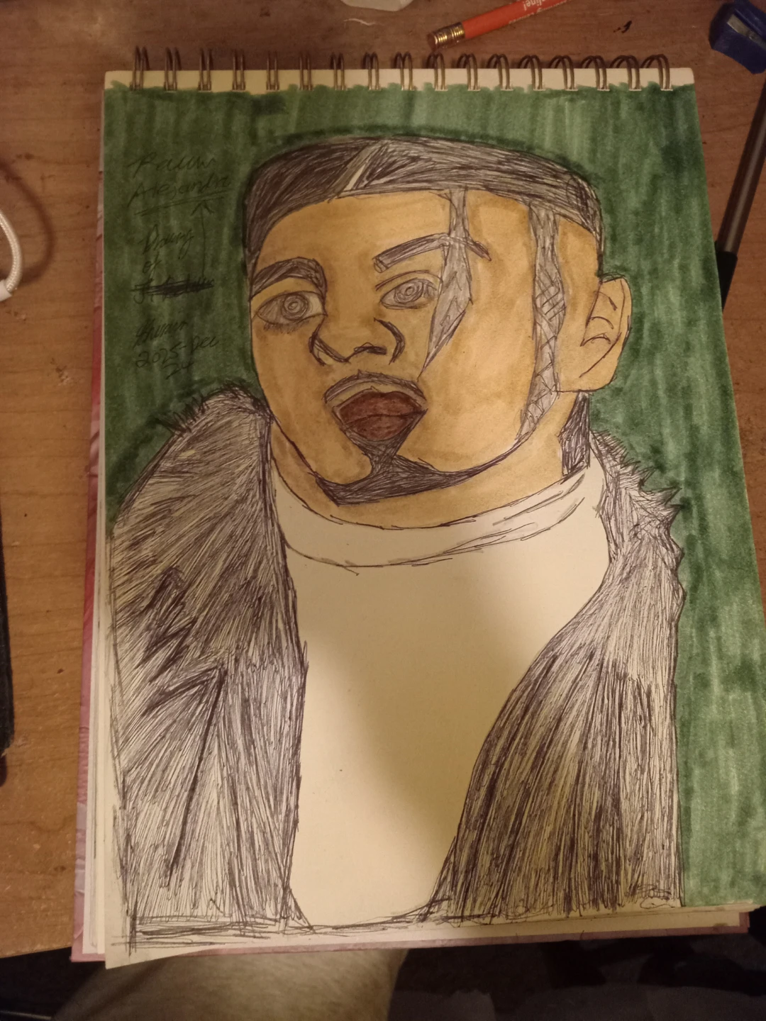 RAUW ALEJANDRO DRAWING ILLUSTRATION BY CUSTOM ARTIST SHERWIN - photo 2