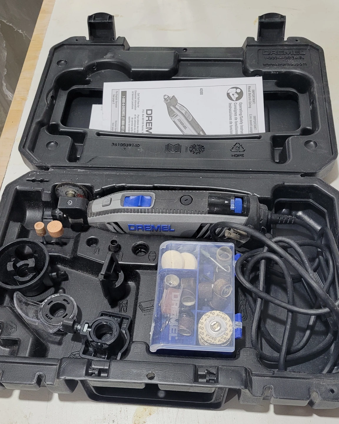 Dremel 4300 Rotary Tool Kit - photo 2