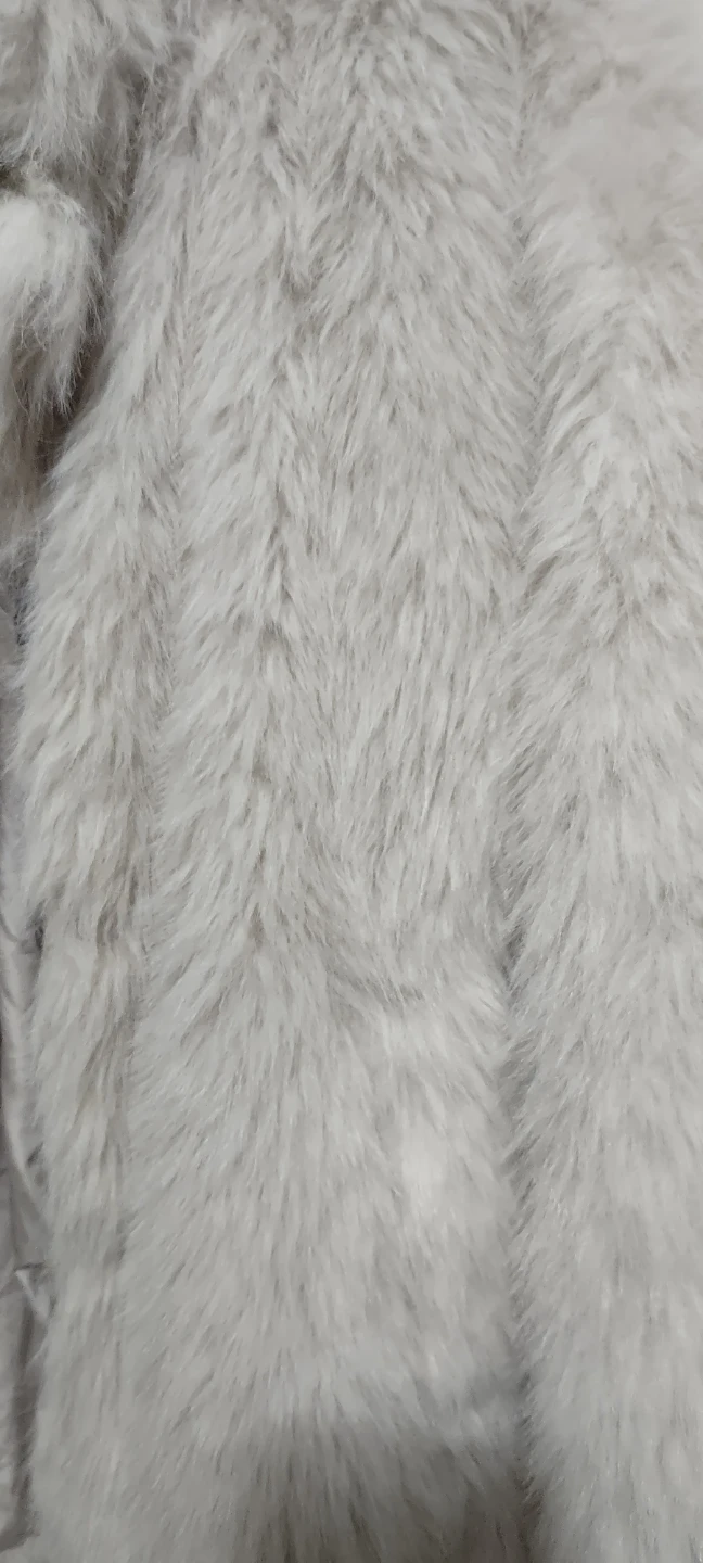 Faux Fur Coat - Ivory color - photo 2
