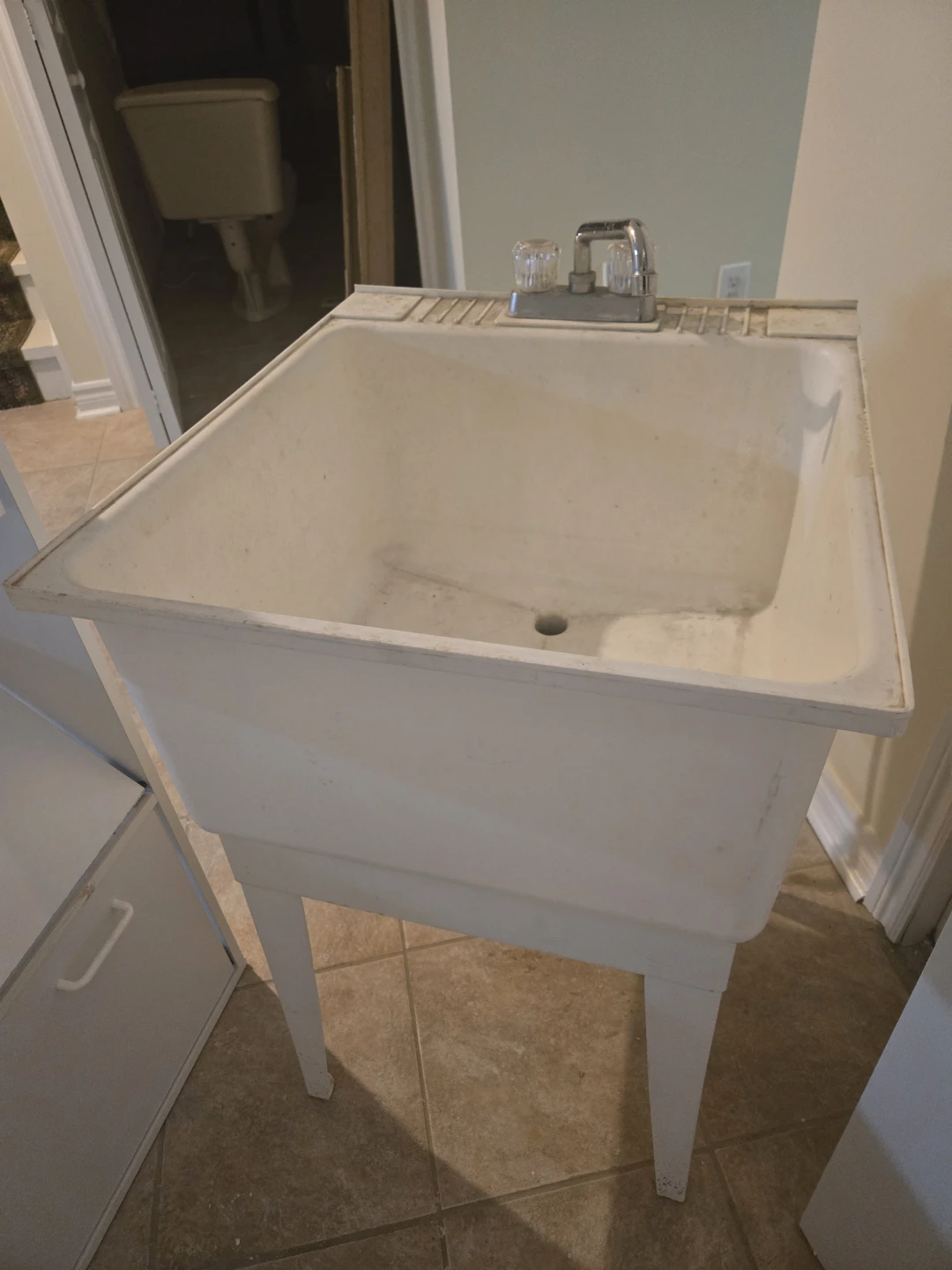 Laundry Sink - White