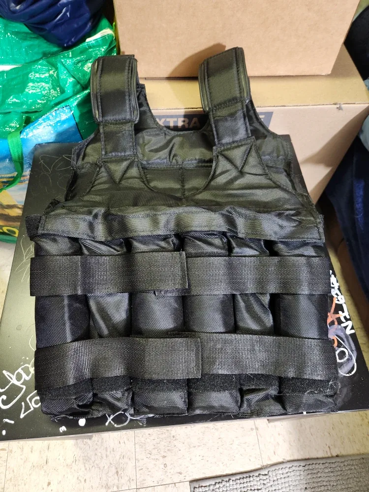 Adjustable Weighted Vest - Black